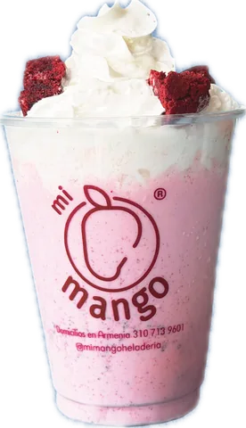 Malteada Red Velvet con licor, Mi Mango Armenia